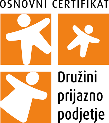 Družini prijazno podjetje - osnovni certifikat